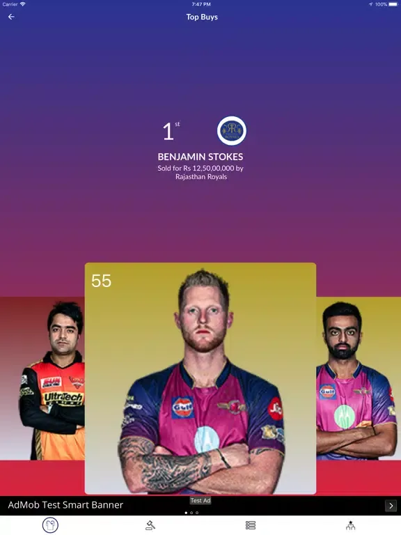 Screenshot di IPL 2k19 iPad 