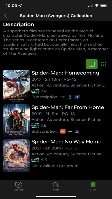 Скриншоты Nexus Movies & TV