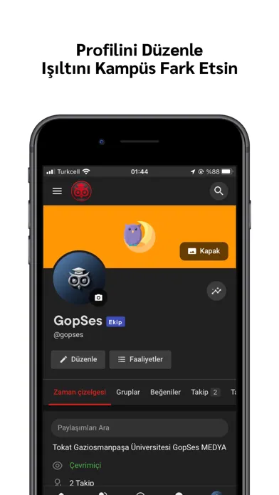 GopSes - Sanal Kampüs Ekran Görüntüleri