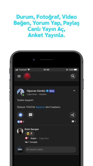 GopSes - Sanal Kampüs Ekran Görüntüleri