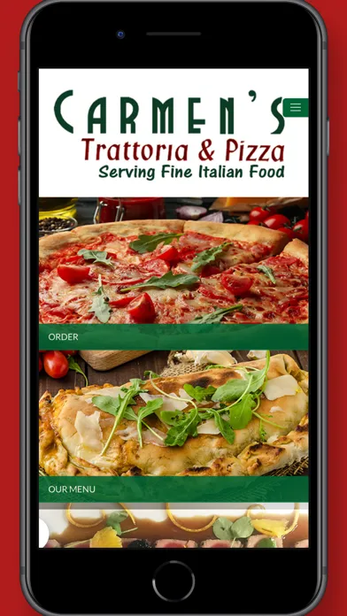 Capturas de tela do Carmen's Trattoria