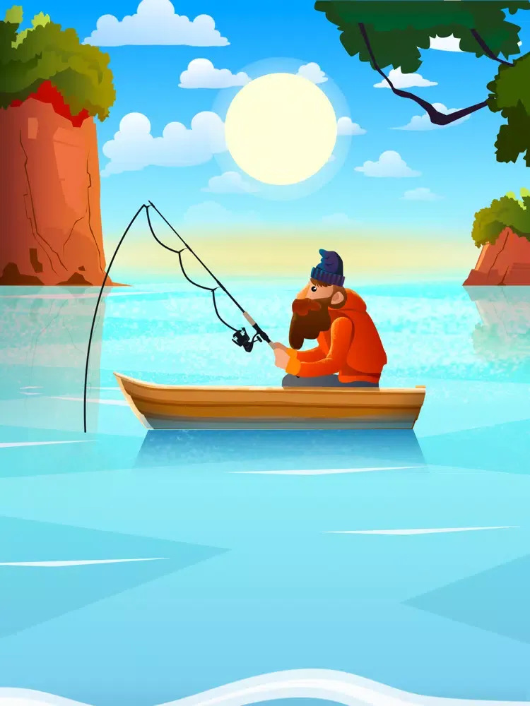 Capturas de pantalla de Go Fishing - A Fishing Game iPad 