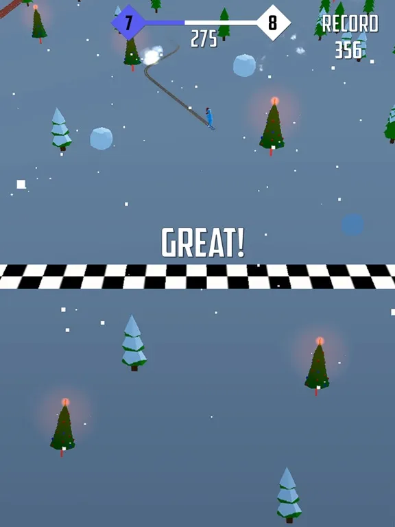 Скриншоты Ragdoll Ski Snow Simulator iPad 