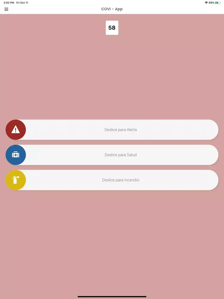 COVI App iPad  Screenshots