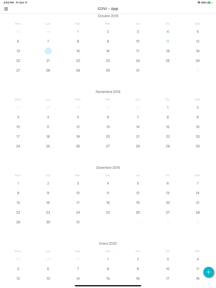 COVI App iPad  Screenshots