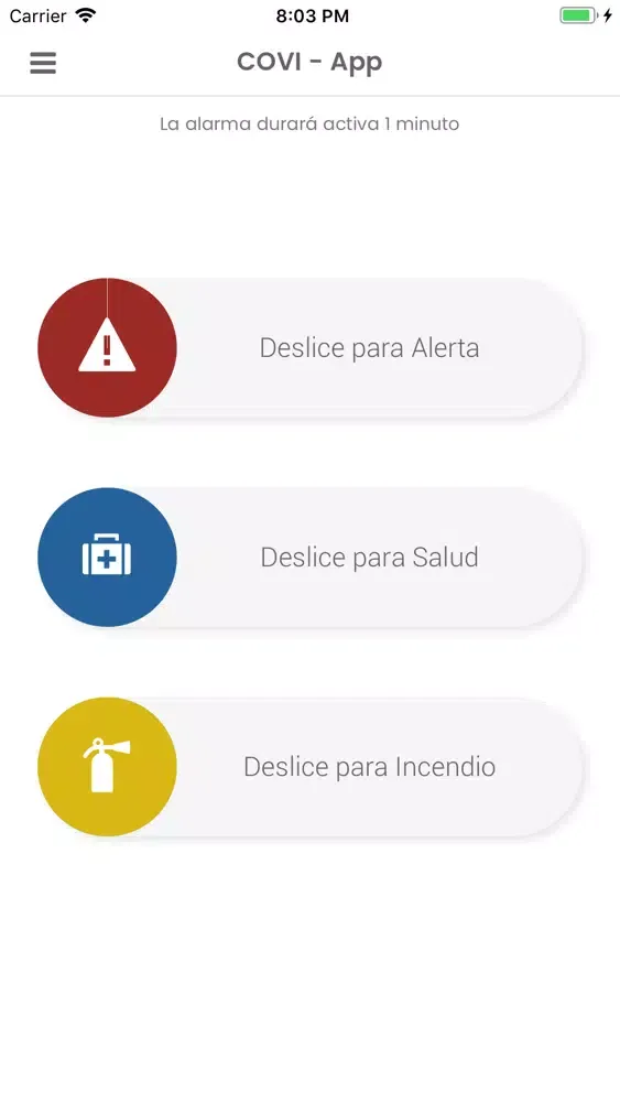 COVI App Screenshots