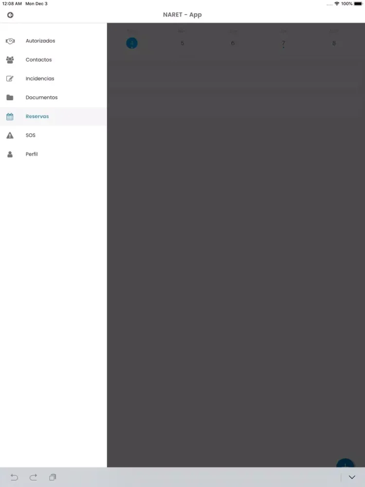 NARET App iPad  Ekran Görüntüleri