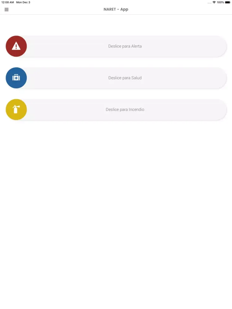 NARET App iPad  Ekran Görüntüleri