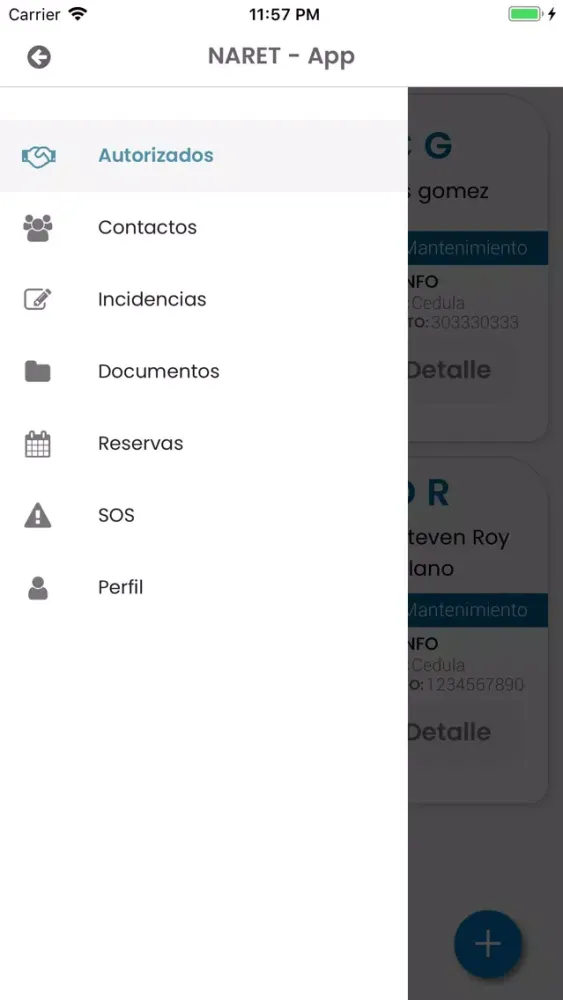 NARET App Ekran Görüntüleri