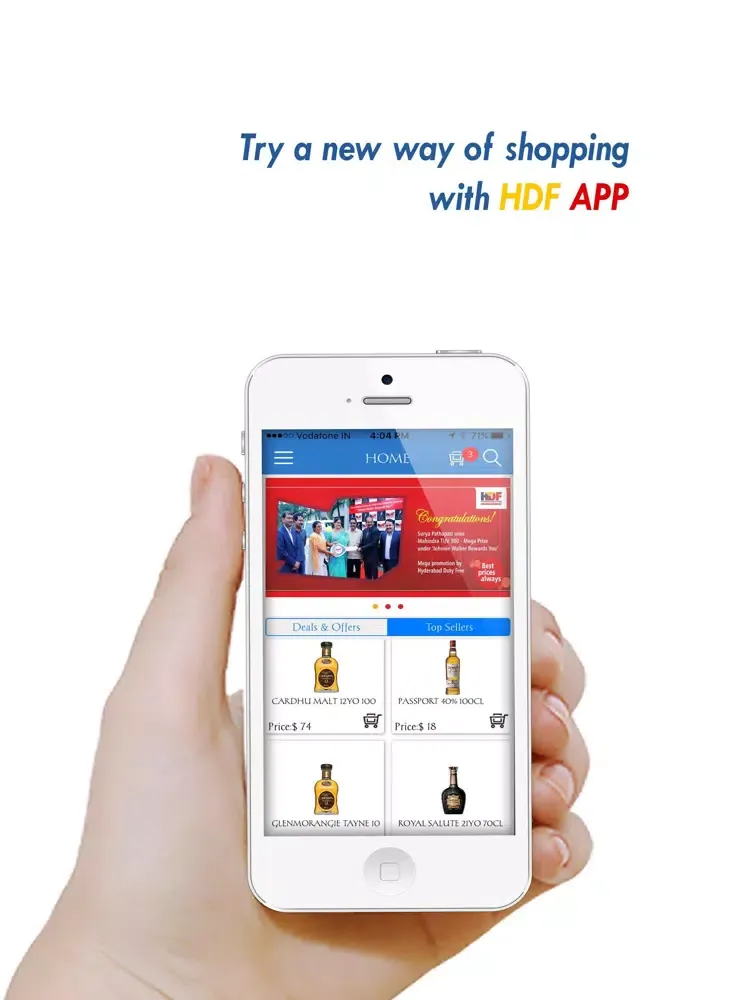 Screenshot di Hyd Duty Free iPad 