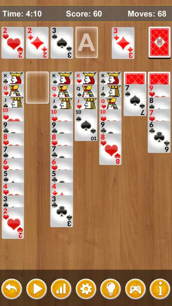 Ảnh chụp màn hình của Ace Spider Solitaire Classic