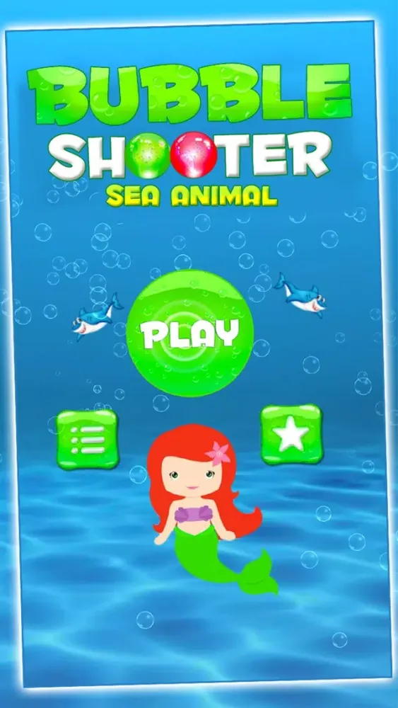 Capturas de tela do Bubble shooter Sea Animals