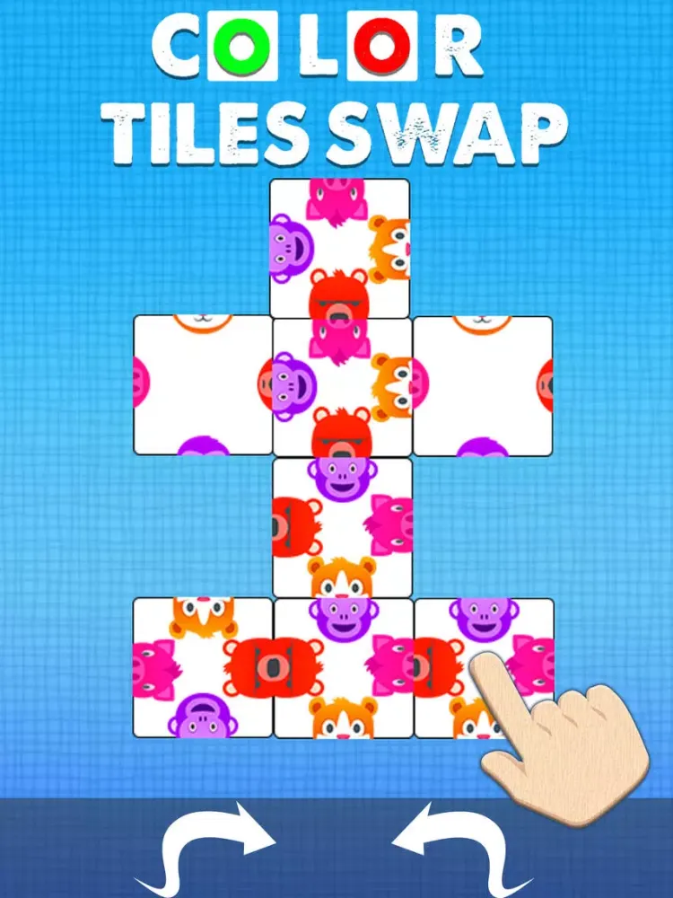 Color Tiles Swap iPad  스크린샷