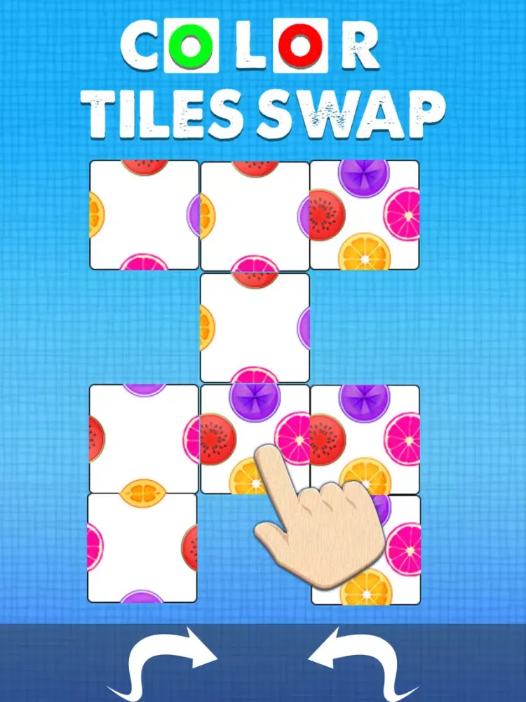 Color Tiles Swap iPad  스크린샷