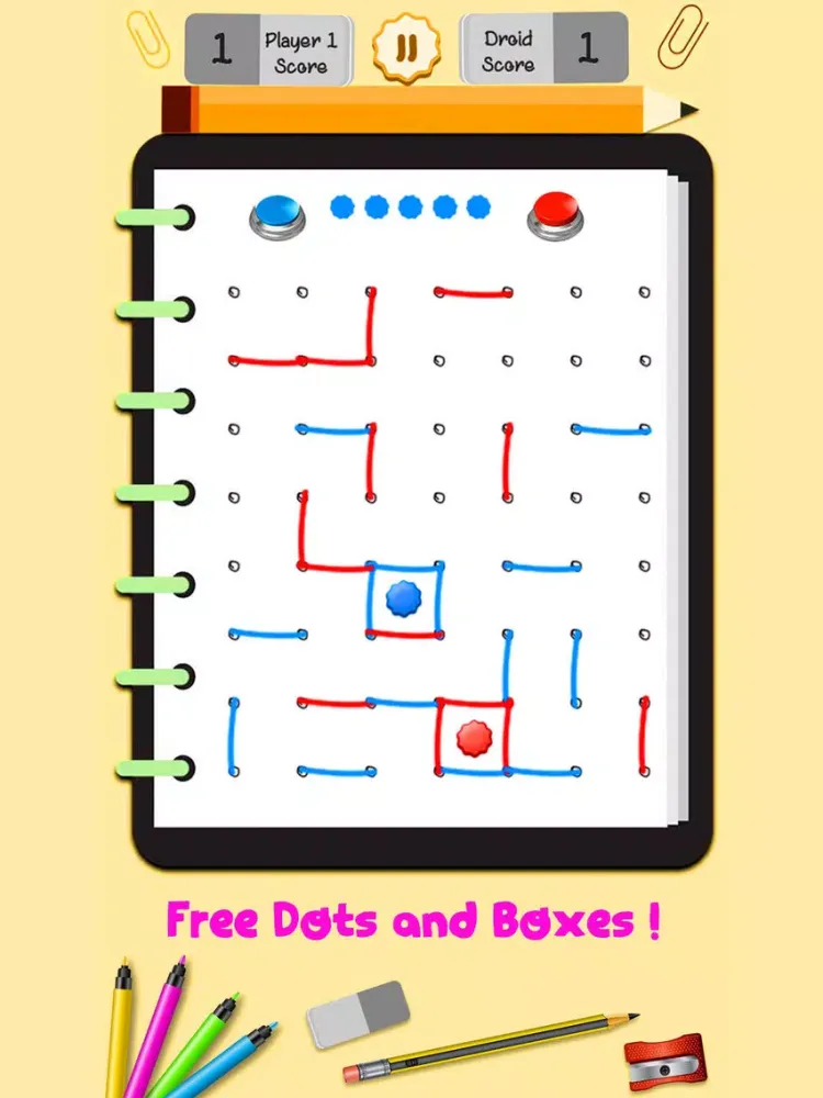 Dots and Boxes Puzzle Game iPad  스크린샷