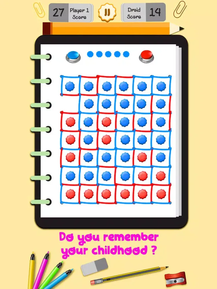 Dots and Boxes Puzzle Game iPad  스크린샷