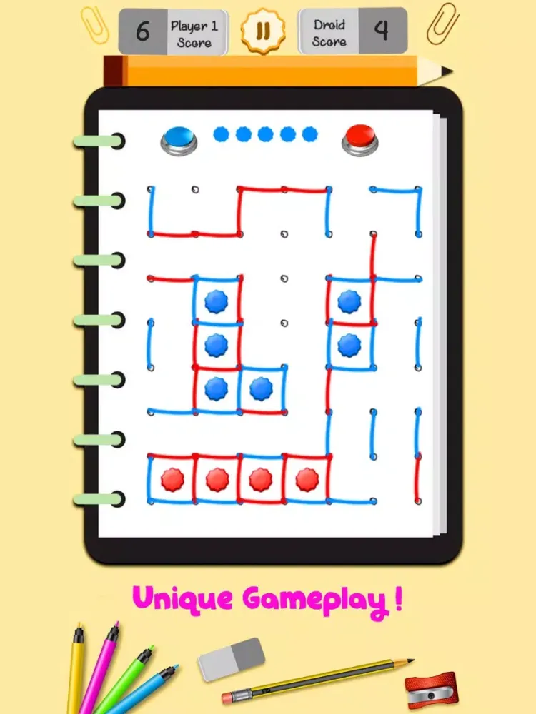 Dots and Boxes Puzzle Game iPad  스크린샷