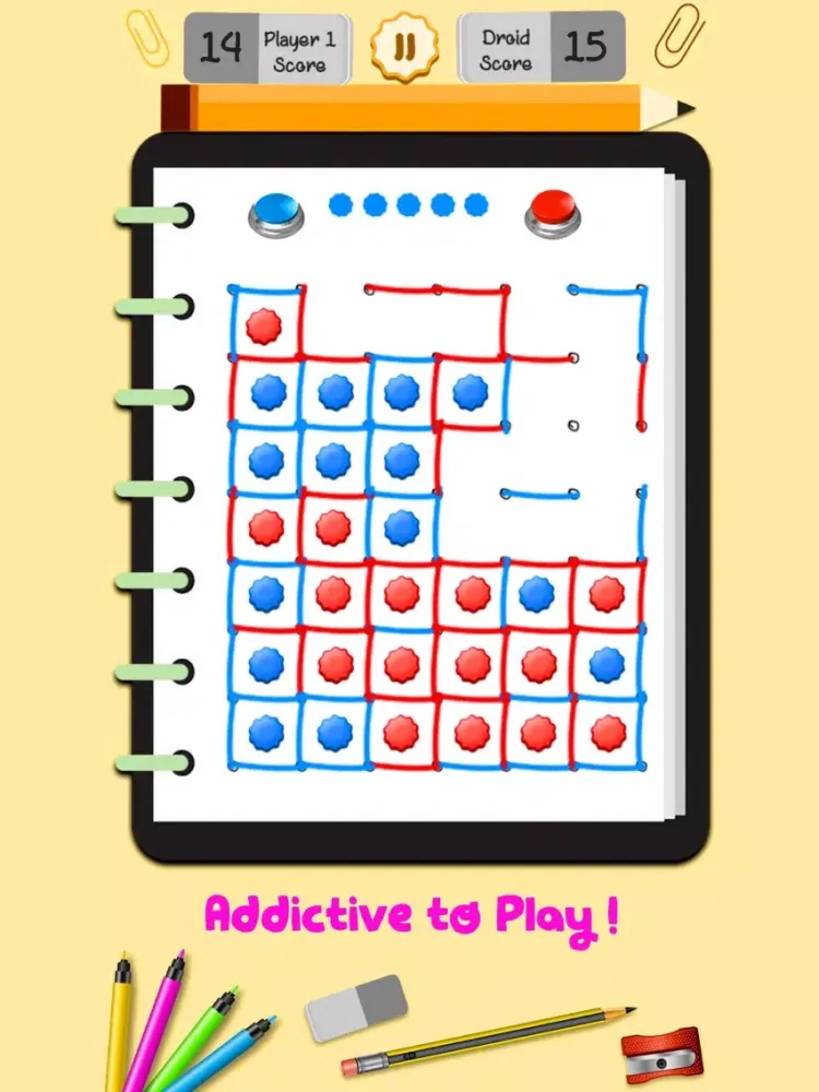 Dots and Boxes Puzzle Game iPad  스크린샷