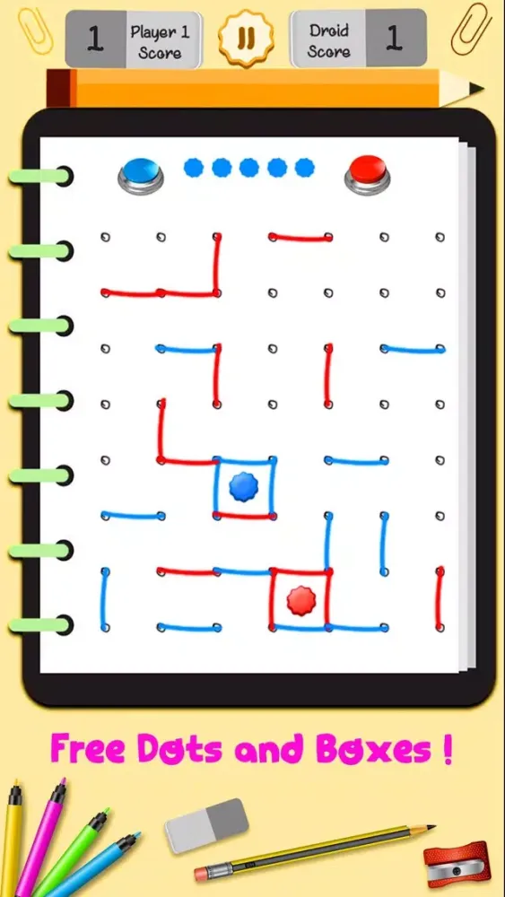 Dots and Boxes Puzzle Game 스크린샷