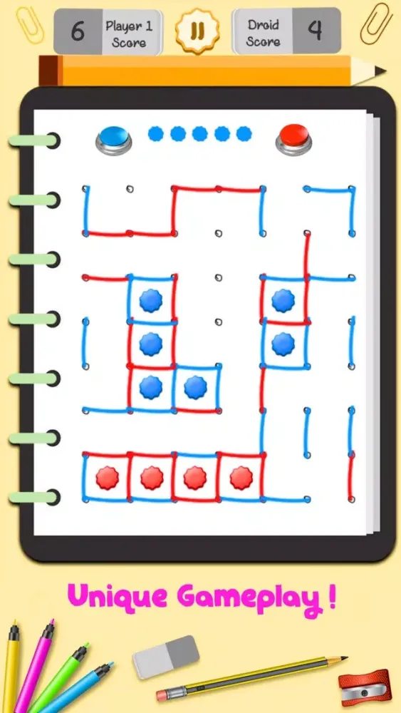 Dots and Boxes Puzzle Game 스크린샷