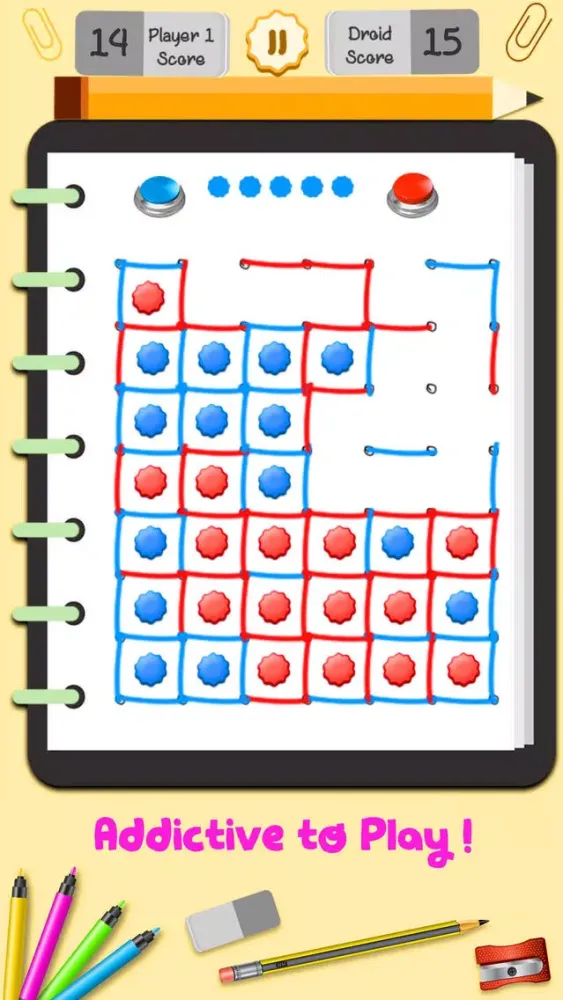 Dots and Boxes Puzzle Game 스크린샷