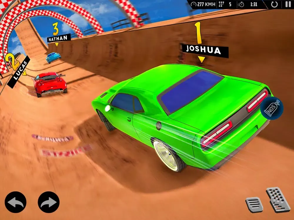 ภาพหน้าจอของ Extreme GT Racing Stunt Game iPad 