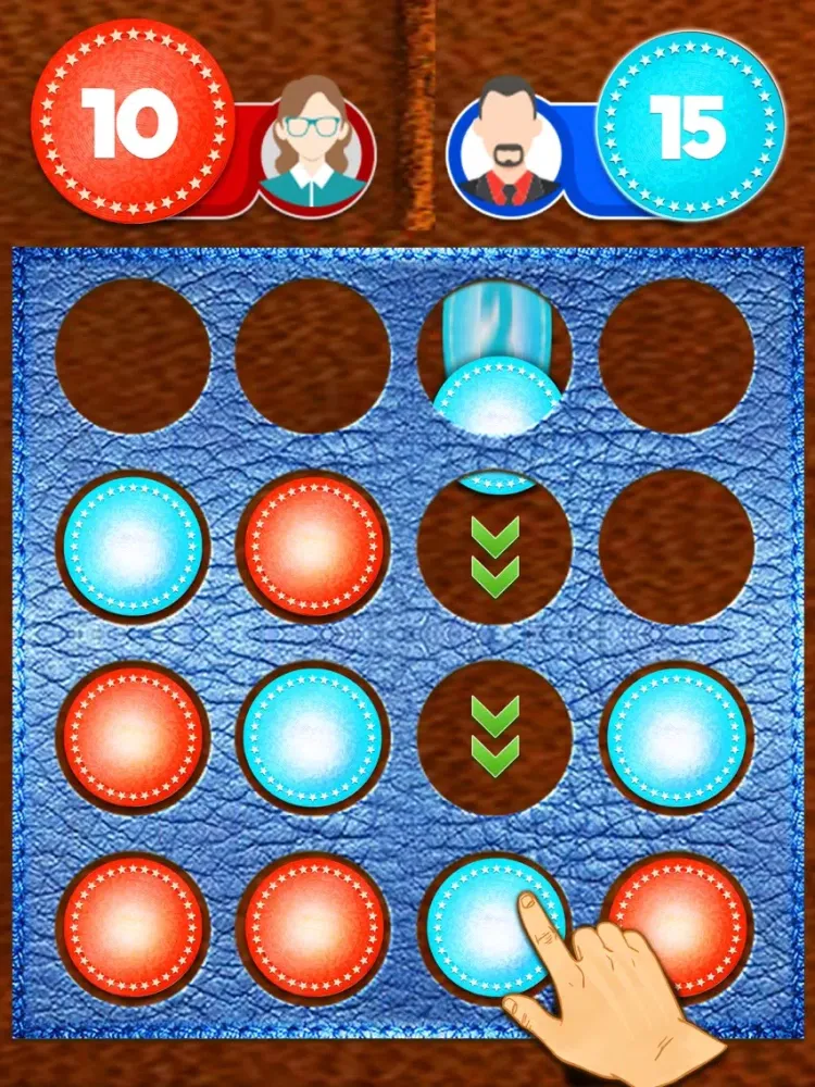 Capturas de tela do 4 in a Row Puzzle Connect Game iPad 