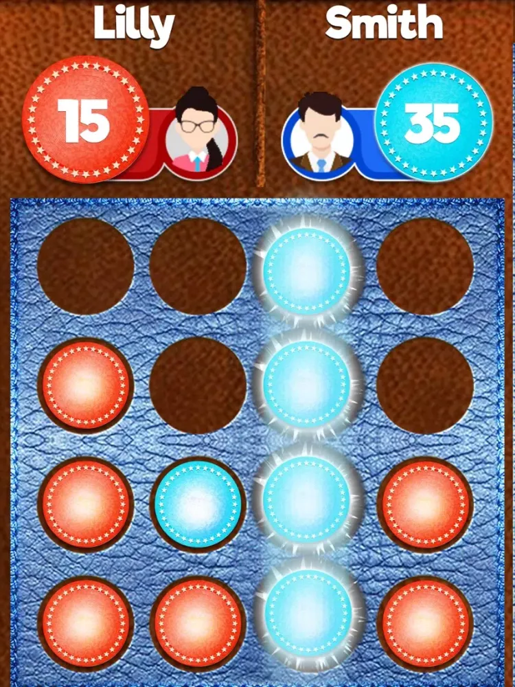 Capturas de tela do 4 in a Row Puzzle Connect Game iPad 