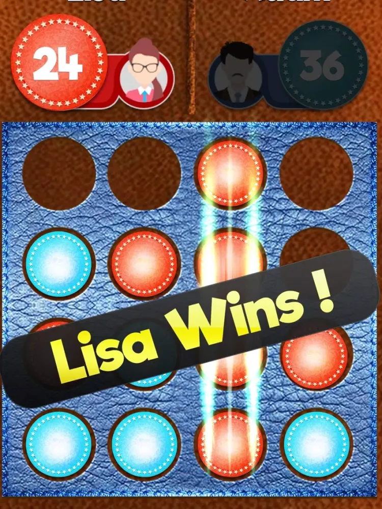 Capturas de tela do 4 in a Row Puzzle Connect Game iPad 