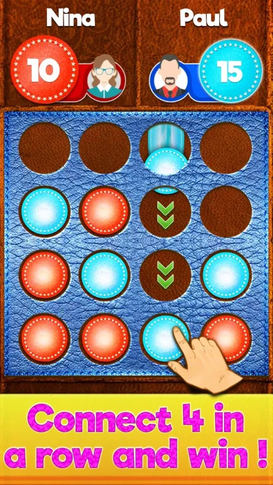 Capturas de tela do 4 in a Row Puzzle Connect Game
