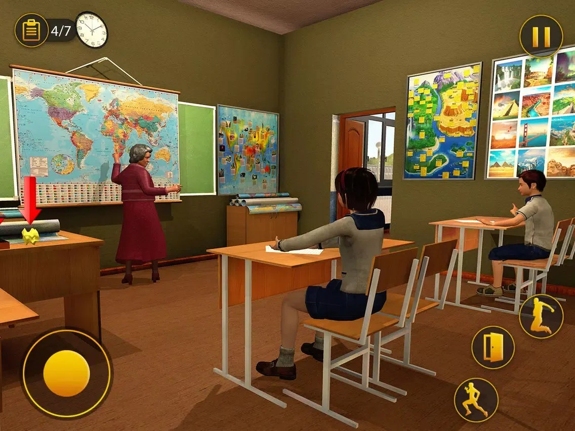 School Scary Teacher Granny iPad  스크린샷