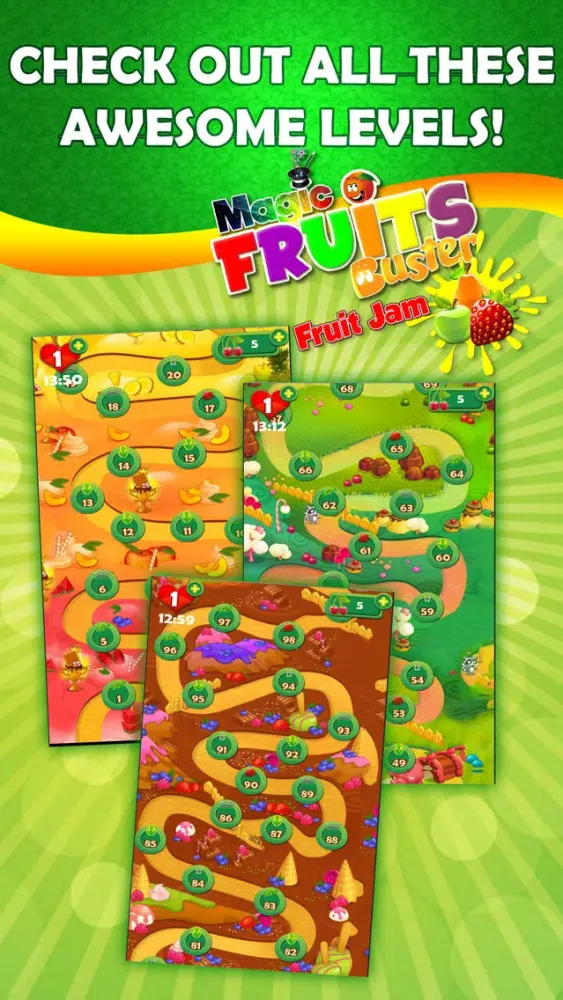 Magic Fruit Buster - Fruit Jam 스크린샷
