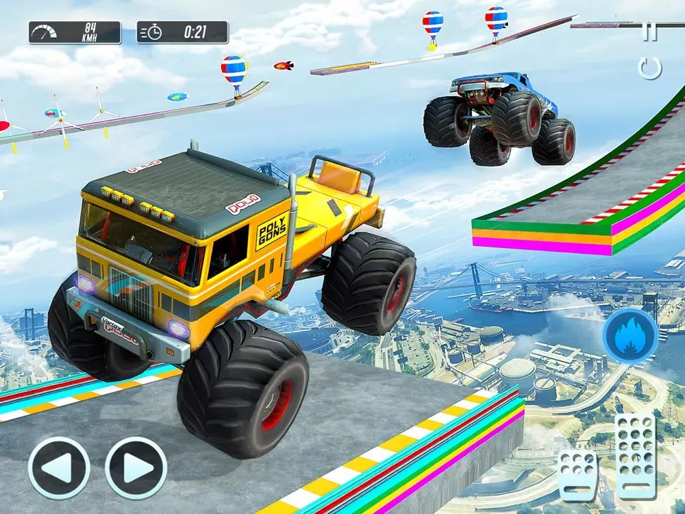 Mega Jump Car Driving & Racing iPad  سکرین شاٹس