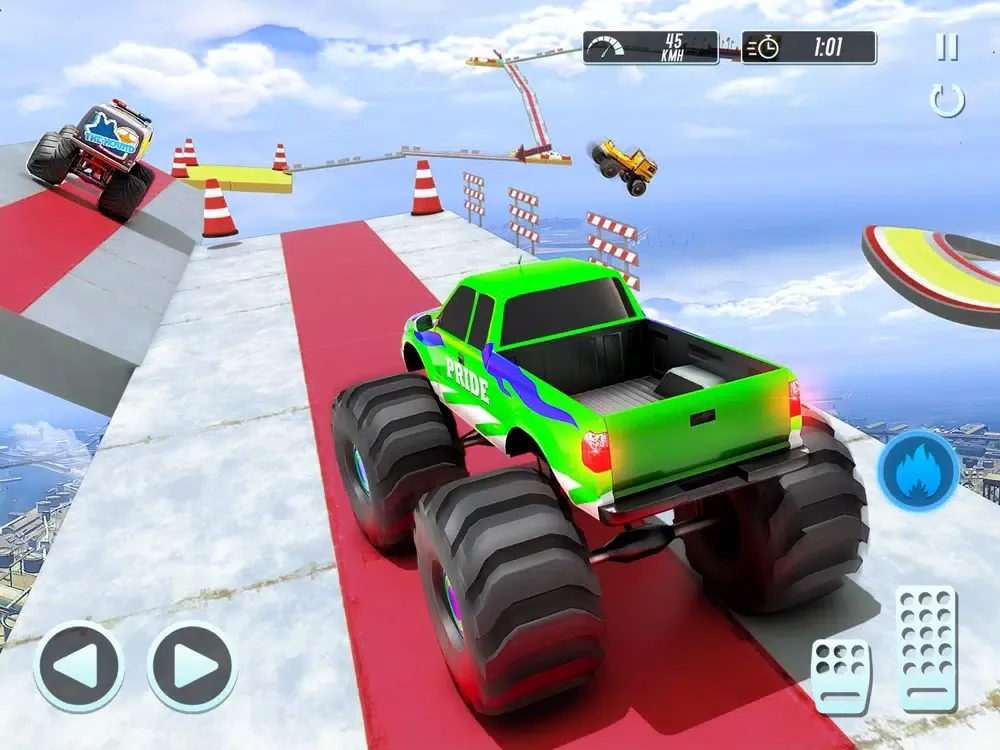 Mega Jump Car Driving & Racing iPad  سکرین شاٹس