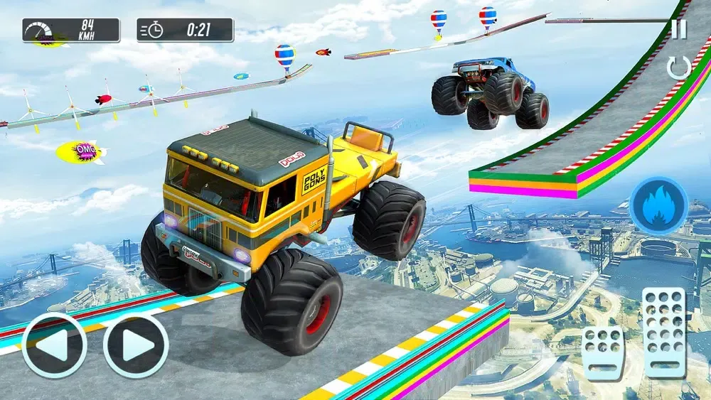 Mega Jump Car Driving & Racing سکرین شاٹس