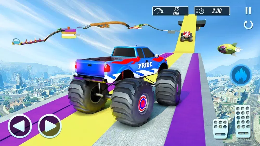 Mega Jump Car Driving & Racing سکرین شاٹس
