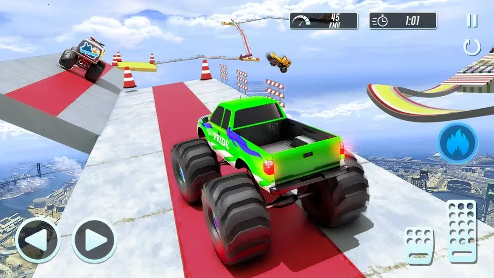 Mega Jump Car Driving & Racing سکرین شاٹس