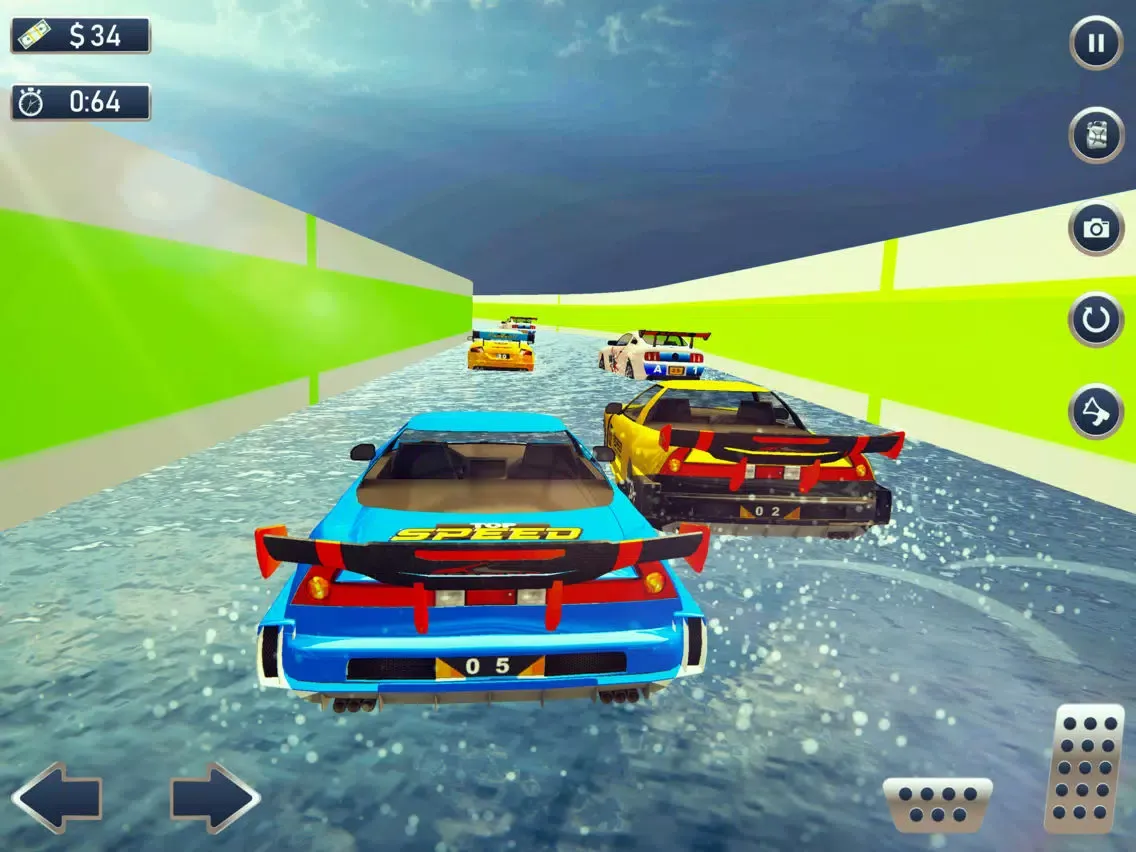 Zrzuty ekranu Water Slide Car Stunts Racing iPad 