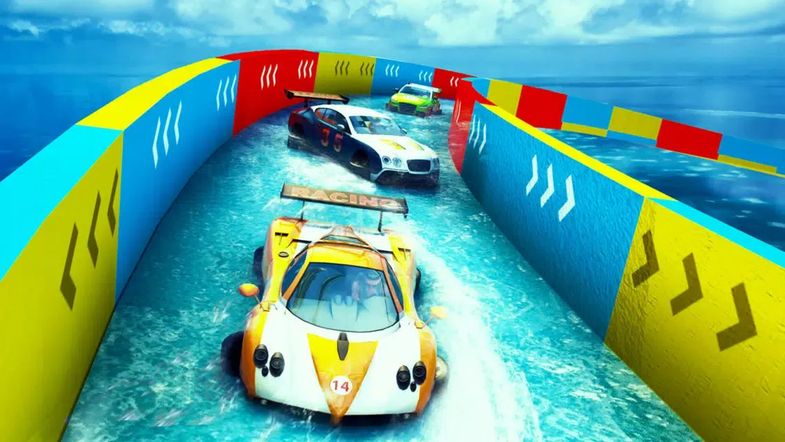 Zrzuty ekranu Water Slide Car Stunts Racing