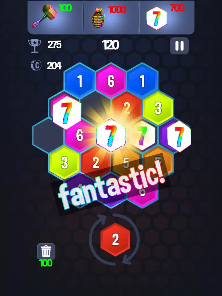 Seven Hex Puzzle iPad  स्क्रीनशॉट