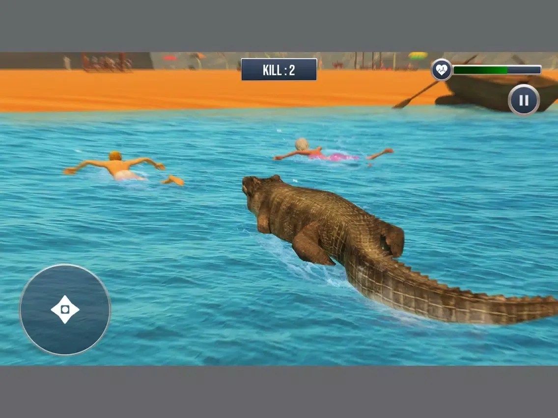 ภาพหน้าจอของ Big Crocodile Attack Simulator iPad 