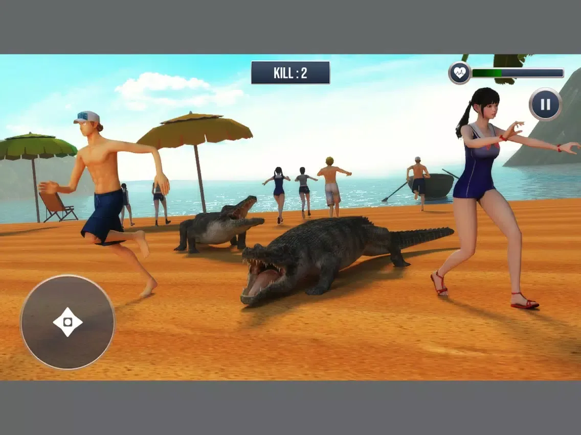 ภาพหน้าจอของ Big Crocodile Attack Simulator iPad 
