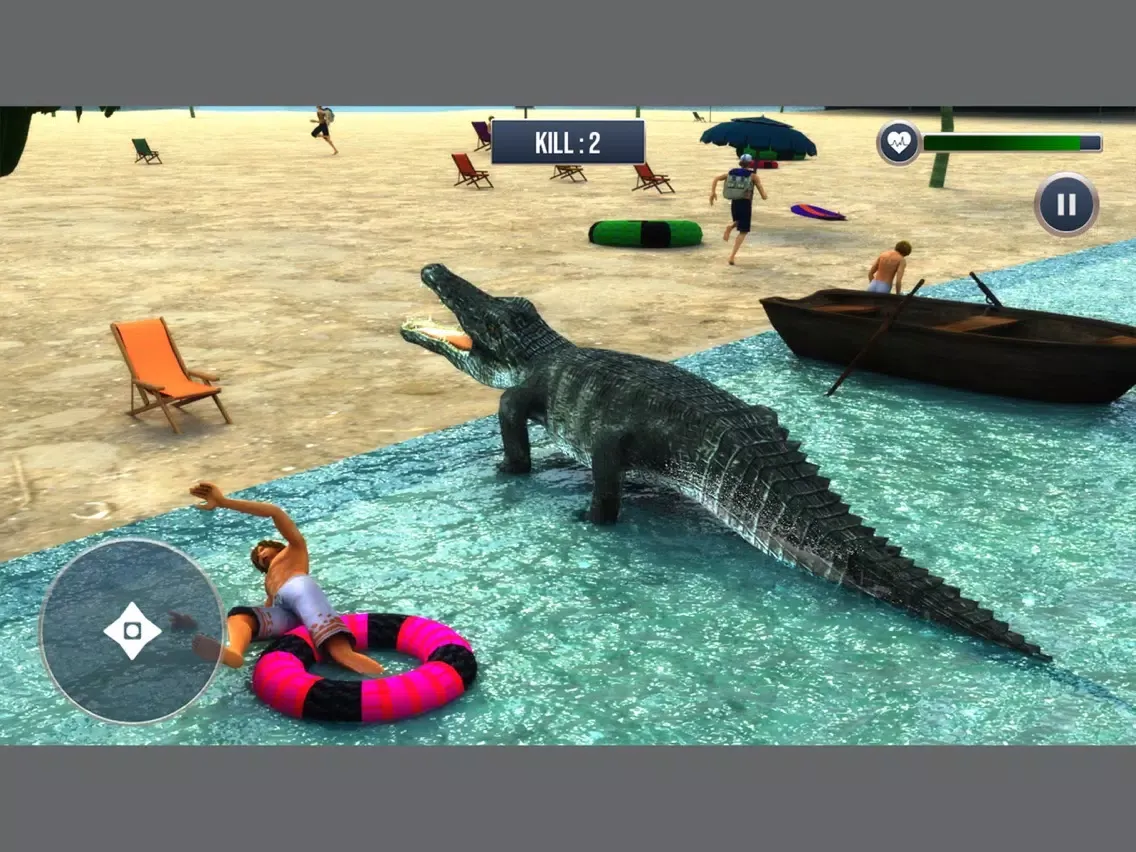 ภาพหน้าจอของ Big Crocodile Attack Simulator iPad 