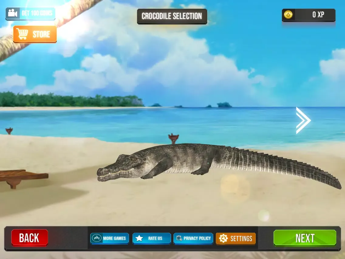 ภาพหน้าจอของ Big Crocodile Attack Simulator iPad 