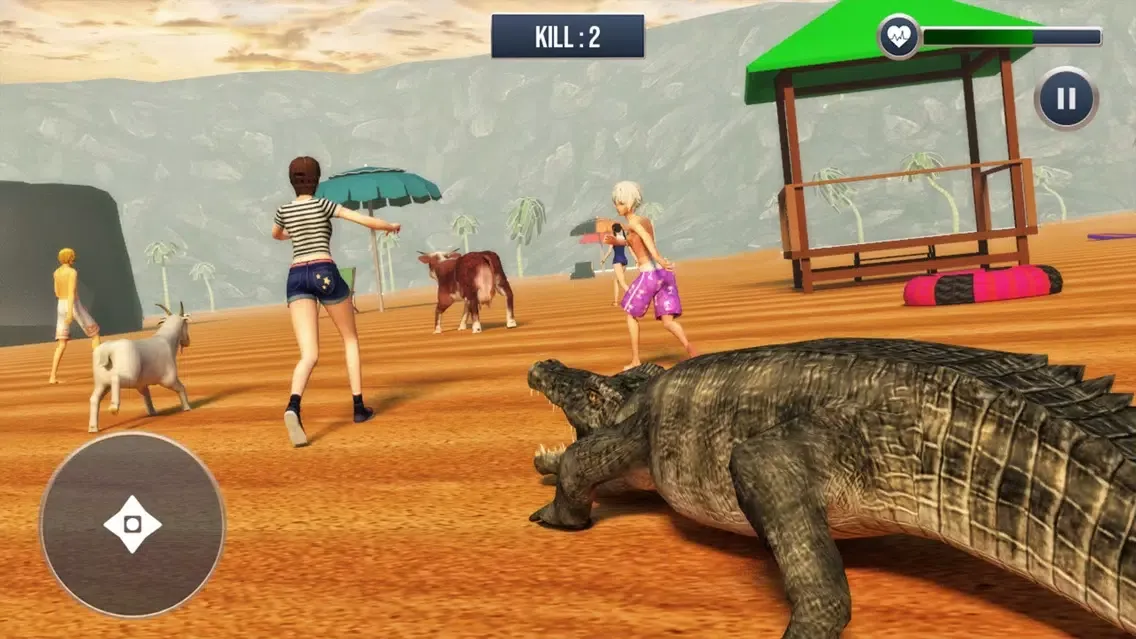 ภาพหน้าจอของ Big Crocodile Attack Simulator