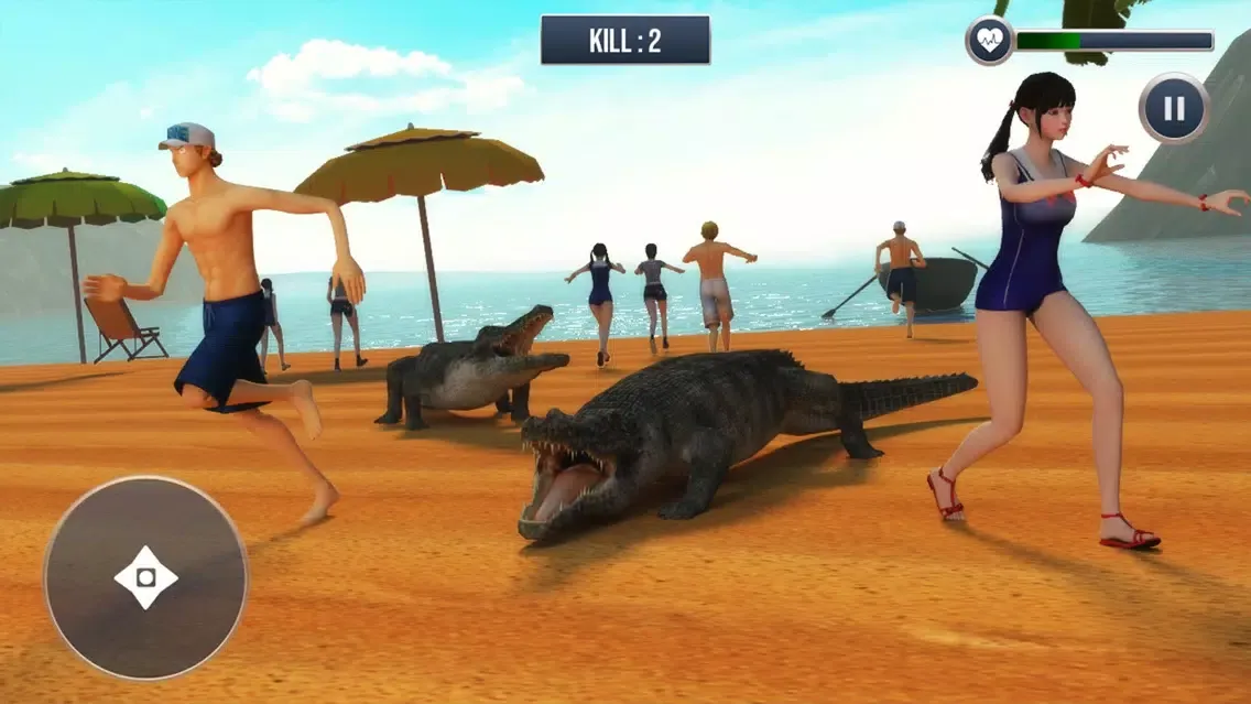 ภาพหน้าจอของ Big Crocodile Attack Simulator