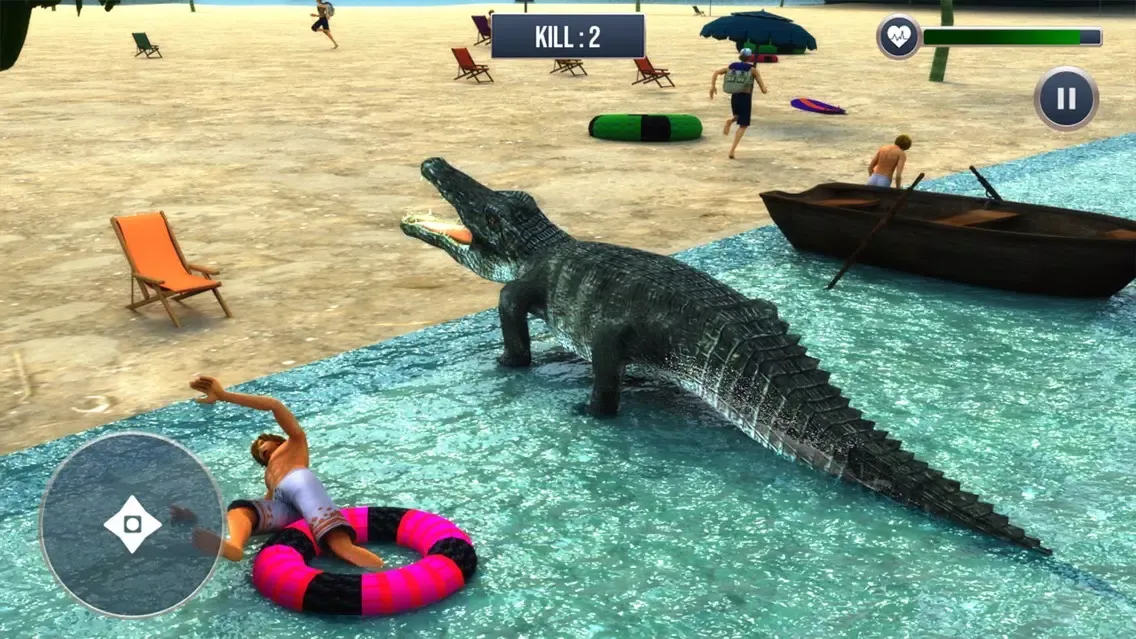 ภาพหน้าจอของ Big Crocodile Attack Simulator