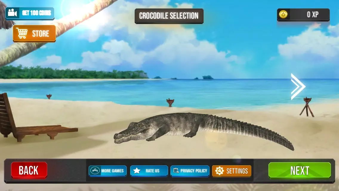 ภาพหน้าจอของ Big Crocodile Attack Simulator