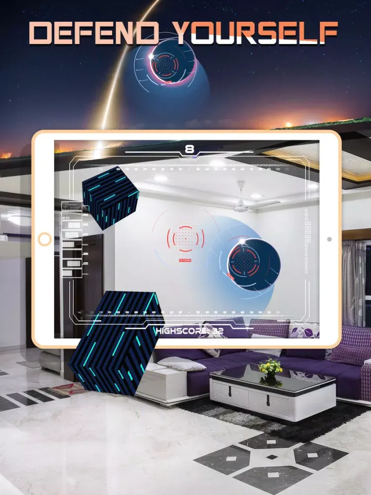 AR Zyion Invasion - AR Shooter iPad 應用截圖