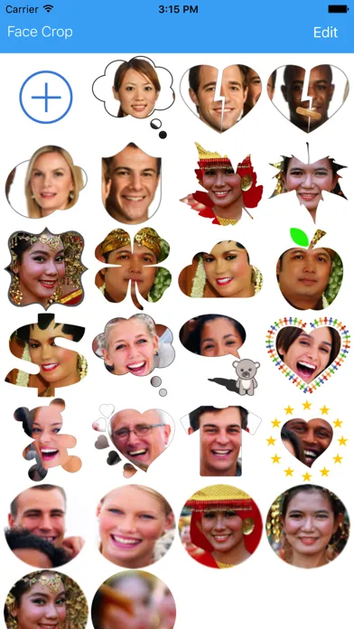 face crop sticker Screenshots